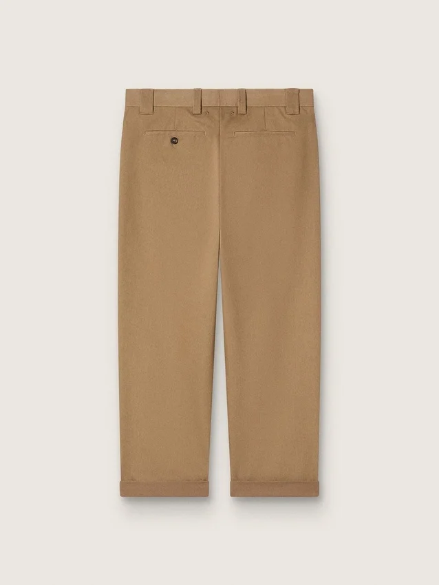 Pantalon chino beige kaki de la Golden Collection