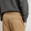 Pantalon chino pour enfant en coton couleur tabac