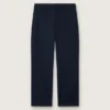 Pantalon chino unisexe Journey en toile de coton bleue avec logo brodé