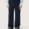 Pantalon chino unisexe Journey en toile de coton bleue avec logo brodé