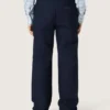 Pantalon chino unisexe Journey en toile de coton bleue avec logo brodé