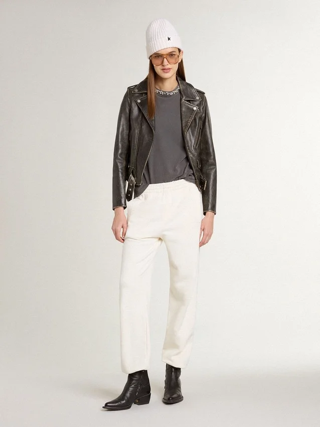 Pantalon de jogging blanc