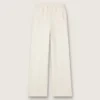 Pantalon de jogging blanc en coton pour femme