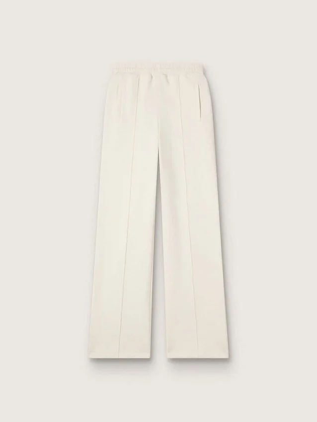 Pantalon de jogging blanc en coton pour femme