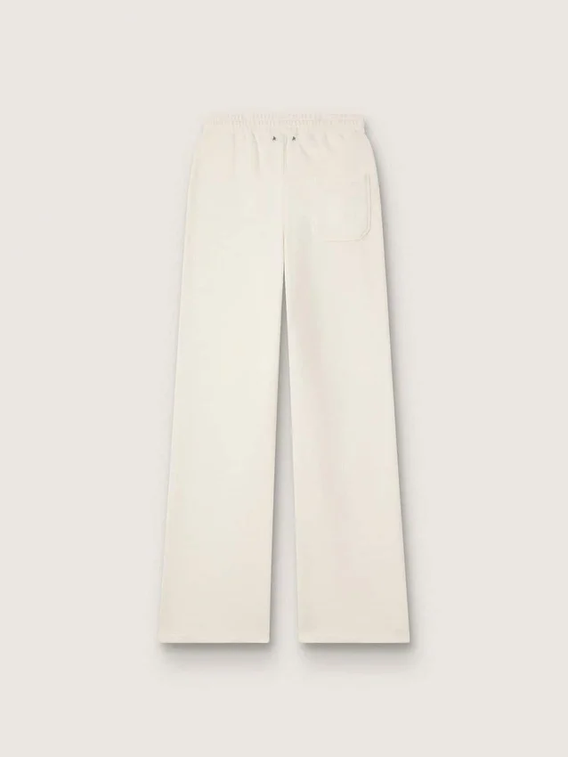 Pantalon de jogging blanc en coton pour femme