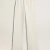 Pantalon de jogging blanc en coton pour femme