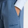Pantalon de jogging bleu pour enfant avec broderie