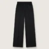 Pantalon de jogging léger en laine noir pour femme