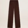 Pantalon de jogging marron pour femme