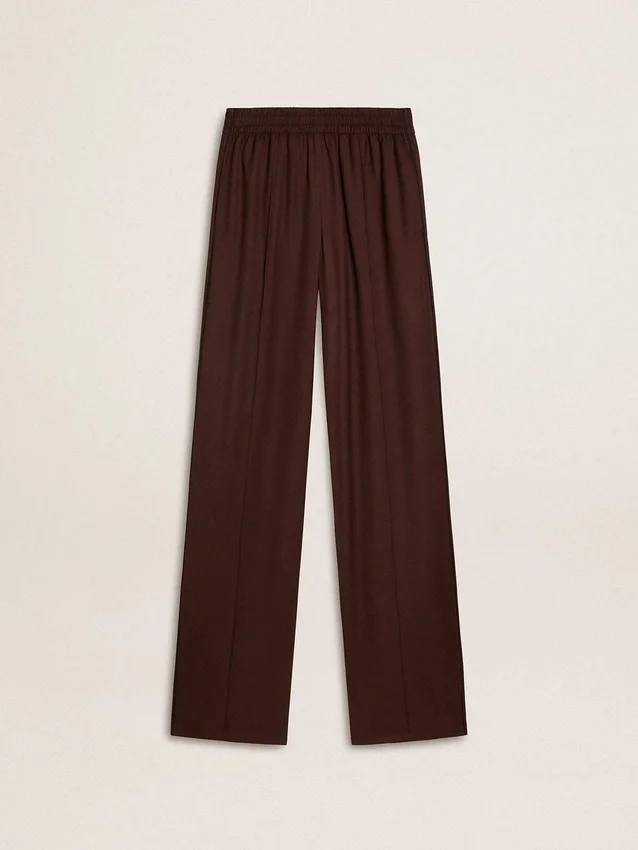 Pantalon de jogging marron pour femme