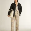 Pantalon de jogging multicolore pour femme à imprimé floral