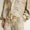 Pantalon de jogging multicolore pour femme à imprimé floral