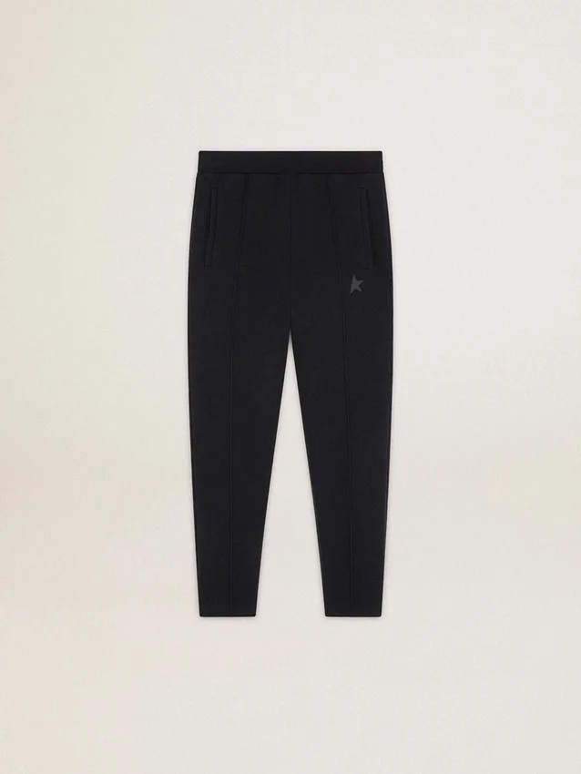 Pantalon de jogging noir pour homme avec étoile sur le devant