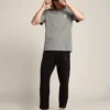 Pantalon de jogging noir pour homme avec étoile sur le devant