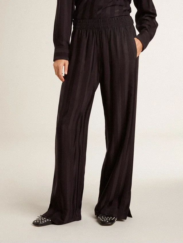 Pantalon de jogging pour femme avec fente à la cheville