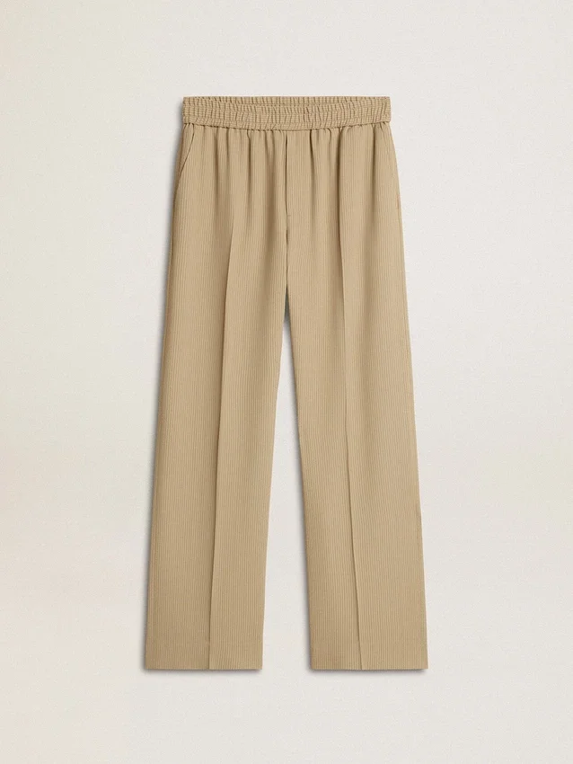 Pantalon de jogging pour femme couleur travertin