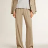Pantalon de jogging pour femme couleur travertin