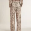Pantalon de jogging pour femme à imprimé floral