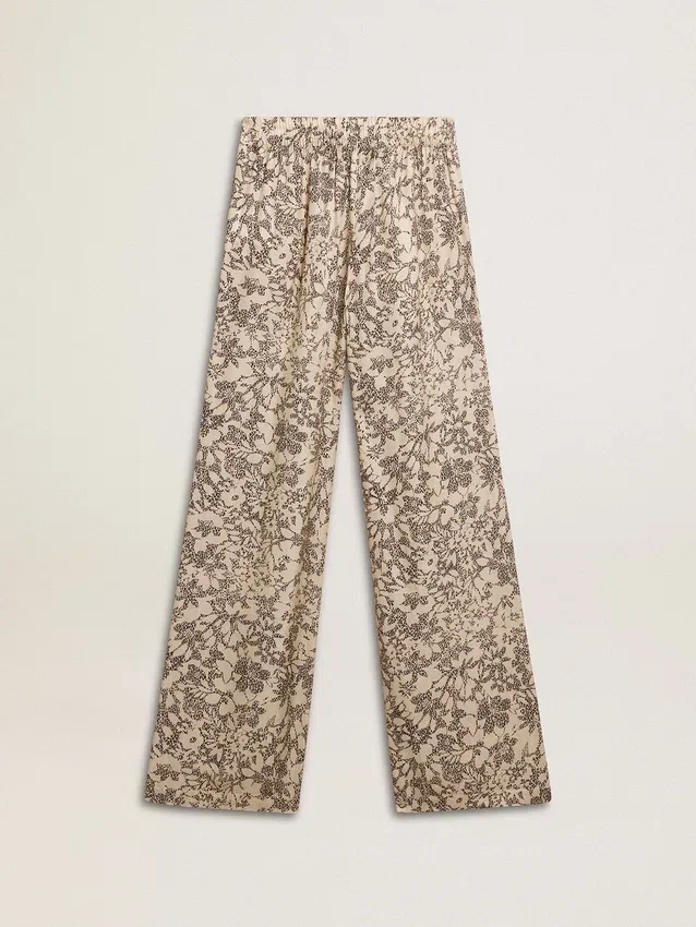 Pantalon de jogging pour femme à imprimé floral