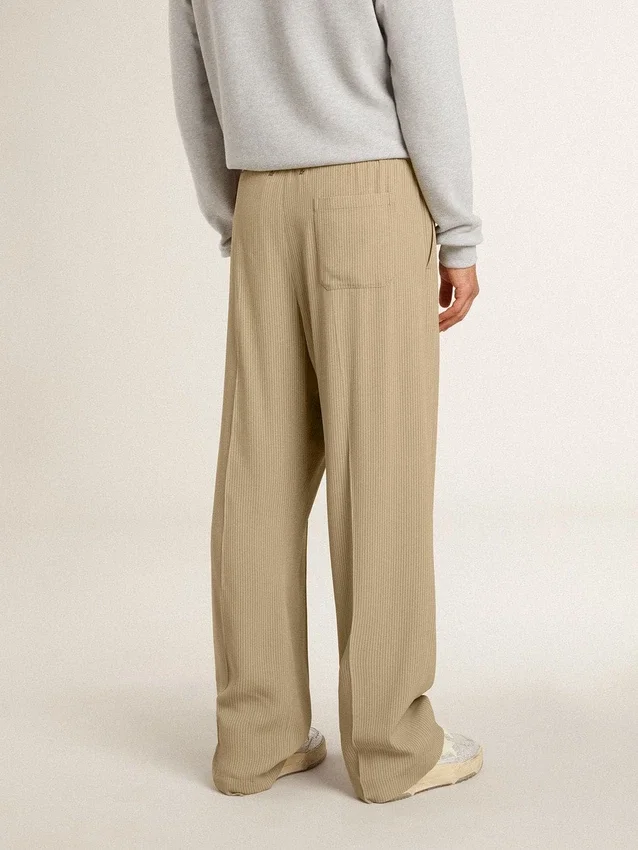 Pantalon de jogging pour homme couleur travertin