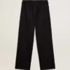 Pantalon de jogging pour homme en laine bleu foncé