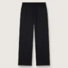 Pantalon de jogging pour homme en laine noire
