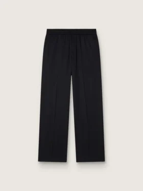 Pantalon de jogging pour homme en laine noire