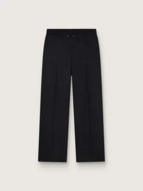 Pantalon de jogging pour homme en laine noire