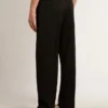 Pantalon de jogging pour homme en laine noire