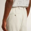 Pantalon de jogging pour homme en mélange de laine couleur kaki