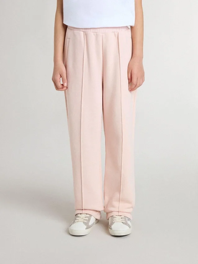 Pantalon de jogging rose imprimé pour filles