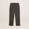 Pantalon de jogging vert militaire pour enfant avec broderie