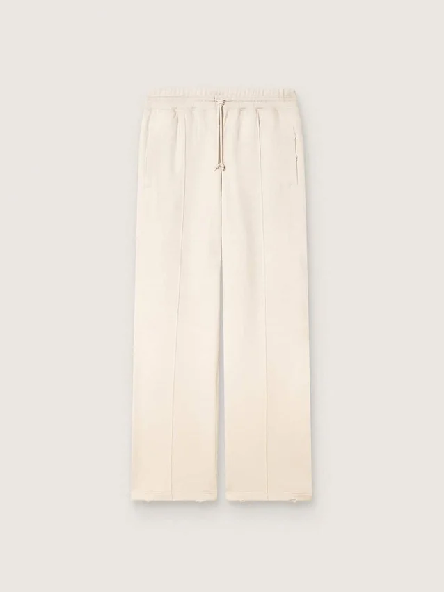 Pantalon de survêtement unisexe Star en molleton blanc vintage