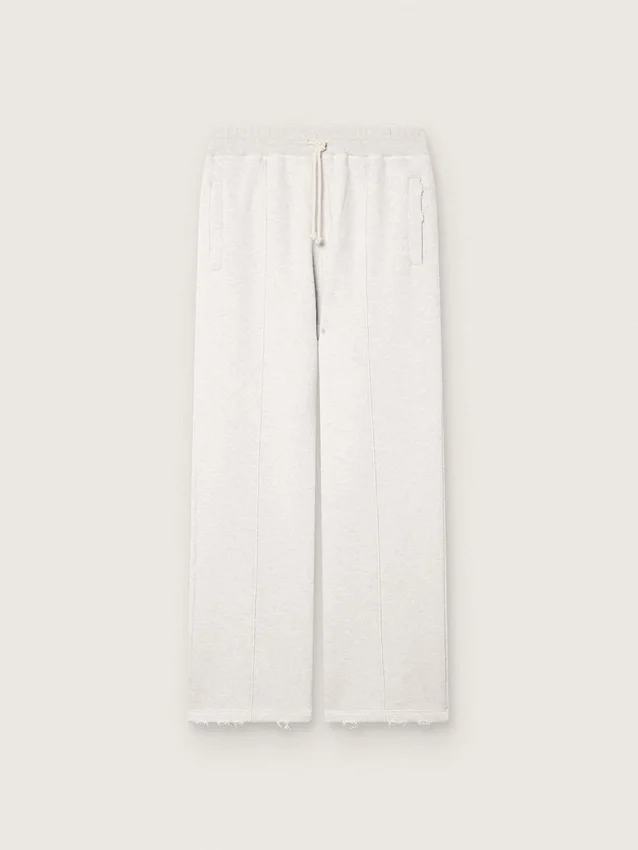 Pantalon de survêtement unisexe « Star » en molleton gris chiné
