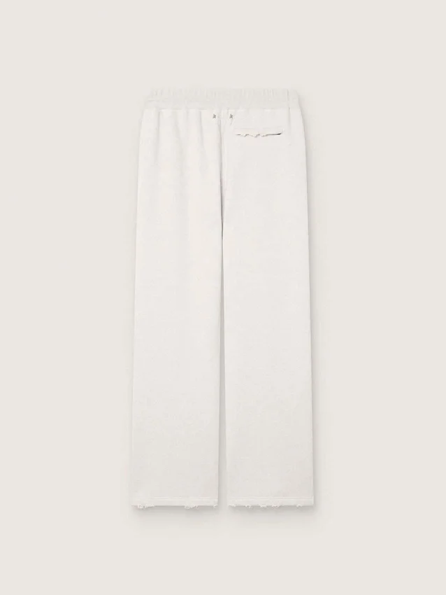 Pantalon de survêtement unisexe « Star » en molleton gris chiné