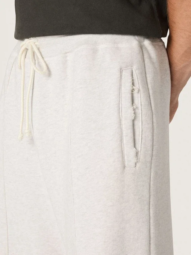Pantalon de survêtement unisexe « Star » en molleton gris chiné