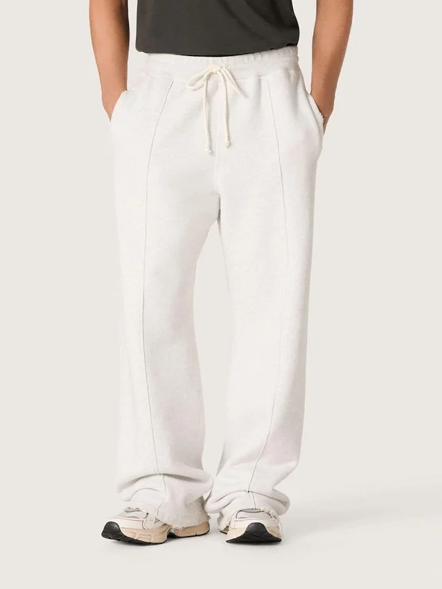 Pantalon de survêtement unisexe « Star » en molleton gris chiné