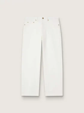 Pantalon en denim blanc pour homme