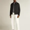 Pantalon en denim blanc pour homme