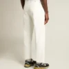 Pantalon en denim blanc pour homme