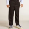 Pantalon en laine bleu foncé pour garçons