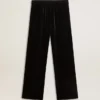 Pantalon pour homme effet velours noir