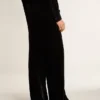 Pantalon pour homme effet velours noir