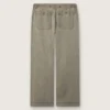 Pantalon unisexe en denim gris avec cordon de serrage et étoile