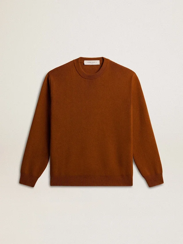 Pull à col rond pour homme avec logo dans le dos