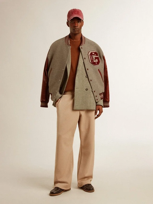 Pull à col rond pour homme avec logo dans le dos
