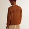 Pull à col rond pour homme avec logo dans le dos