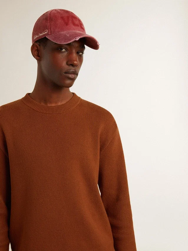 Pull à col rond pour homme avec logo dans le dos