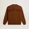 Pull à col rond pour homme avec logo dans le dos