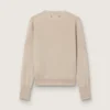 Pull pour femme en laine mérinos marron clair